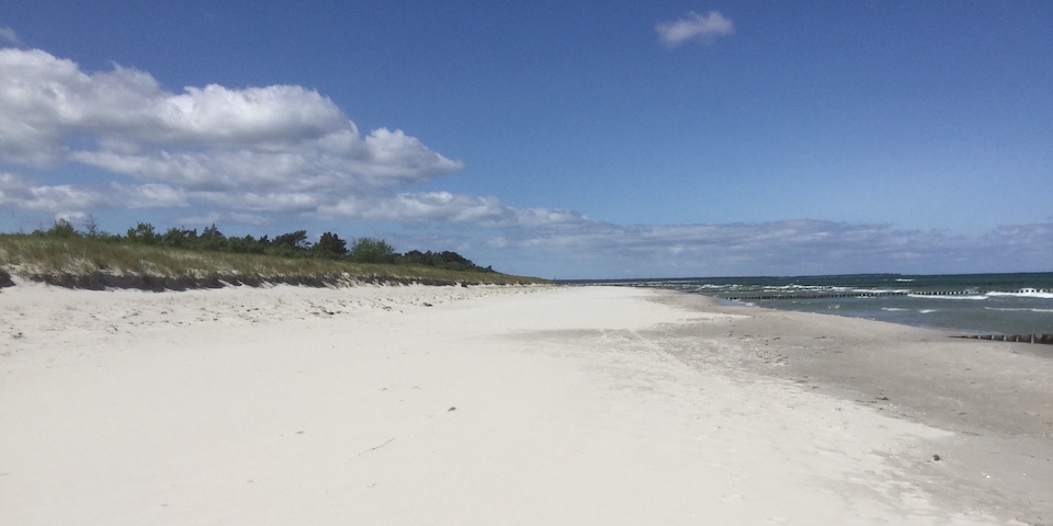 Ostseestrand von Zingst auf dem Darß